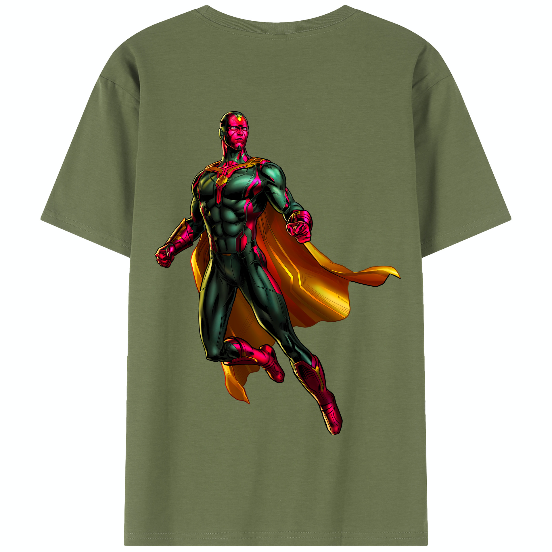 （画像用） アベンジャーズ The Avengers 綿100％半袖Tシャツ（背面プリント）
